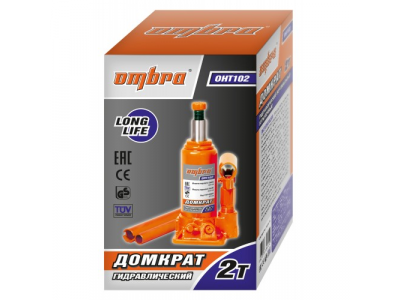 Домкрат гидравлический бутылочный 2 т. , Ombra OHT102 от OMBRA Домкрат гидравлический бутылочный 2 т. , Ombra OHT102