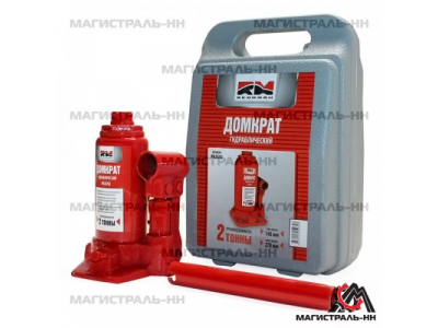 Домкрат гидравлический 2т.(высота мин/макс 148/278мм) (в кейсе) "RedMark" от REDMARK Домкрат гидравлический 2т.(высота мин/макс 148/278мм) (в кейсе) "RedMark"