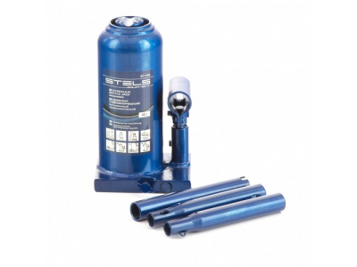 Домкрат гидравлический бутылочный телескопический, 4 т, h подъема 190-480 мм Stels от STELS Домкрат гидравлический бутылочный телескопический, 4 т, h подъема 190-480 мм Stels