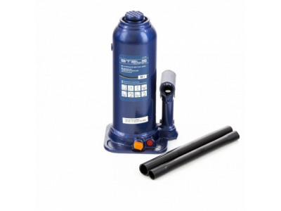 Домкрат гидравлический бутылочный, 8 т, h подъема 222-447 мм Stels от STELS Домкрат гидравлический бутылочный, 8 т, h подъема 222-447 мм Stels