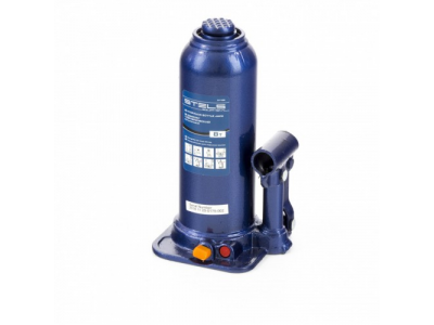 Домкрат гидравлический бутылочный, 8 т, h подъема 222-447 мм Stels от STELS Домкрат гидравлический бутылочный, 8 т, h подъема 222-447 мм Stels