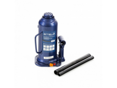 Домкрат гидравлический бутылочный, 12 т, h подъема 227-457 мм Stels от STELS Домкрат гидравлический бутылочный, 12 т, h подъема 227-457 мм Stels