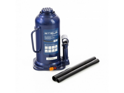 Домкрат гидравлический бутылочный, 16 т, h подъема 227-457 мм Stels от STELS Домкрат гидравлический бутылочный, 16 т, h подъема 227-457 мм Stels