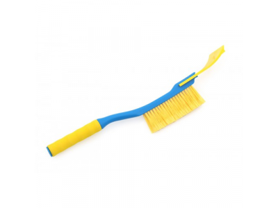 Щетка сметка со скребком 53 см, мягкая ручка