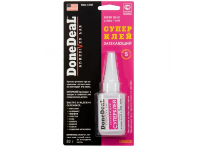 Суперклей затекающий от DONE DEAL Суперклей затекающий