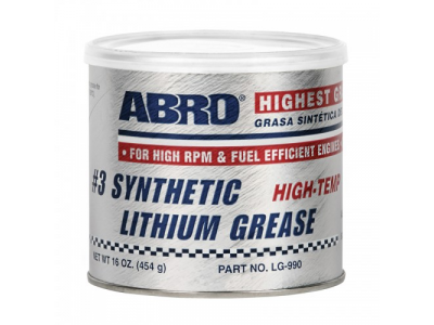 Смазка литиевая синтетическая #3, 454 г от ABRO Смазка литиевая синтетическая #3, 454 г