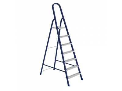 Стремянка, 7 ступеней, стальная, оцинкованные ступени // СИБРТЕХ // Pоссия от СИБРТЕХ Стремянка, 7 ступеней, стальная, оцинкованные ступени // СИБРТЕХ // Pоссия