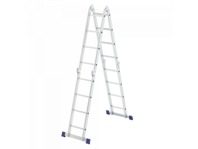 Лестница шарнирная алюминиевая, 4х4// Сибртех Россия от СИБРТЕХ Лестница шарнирная алюминиевая, 4х4// Сибртех Россия