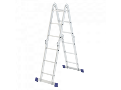 Лестница шарнирная алюминиевая, 4х3// Сибртех Россия от СИБРТЕХ Лестница шарнирная алюминиевая, 4х3// Сибртех Россия