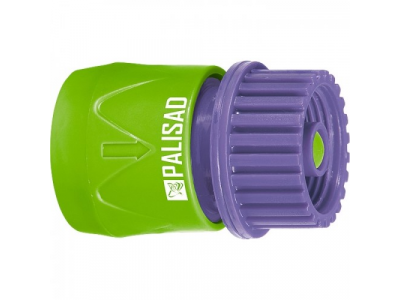 Соединитель пластмассовый быстросъемный, внутренняя резьба 3/4", аквастоп// PALISAD от PALISAD Соединитель пластмассовый быстросъемный, внутренняя резьба 3/4", аквастоп// PALISAD