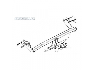 Фаркоп на Kia Picanto хэтчбек 2003-2011гг.