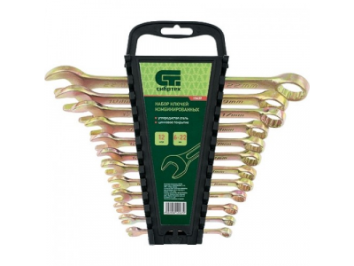 Набор ключей комбинированных 6-22 мм. 12 шт., // СИБРТЕХ от СИБРТЕХ Набор ключей комбинированных 6-22 мм. 12 шт., // СИБРТЕХ