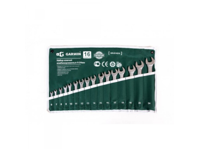 Набор ключей комбинированных 16 предметов 6-24мм