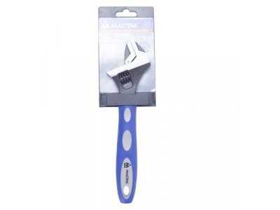 Ключ разводной 250 мм, эргономичная ручка, держатель, МАСТАК от МАСТАК Ключ разводной 250 мм, эргономичная ручка, держатель, МАСТАК