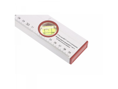 Уровень алюминиевый, 400 мм, 3 глазка, линейка// SPARTA от SPARTA Уровень алюминиевый, 400 мм, 3 глазка, линейка// SPARTA