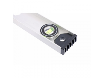 Уровень алюминиевый "Рельс", 600 мм, 3 глазка (1 поворотный)// MATRIX