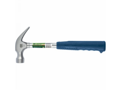 Молоток-гвоздодер,металлическая трубчатая обрезиненная рукоятка, вес 560гр., боек 29мм//СИБРТЕХ