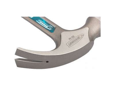 Молоток-гвоздодер, 570 г, цельнокованый, трехкомпонентная рукоятка// GROSS