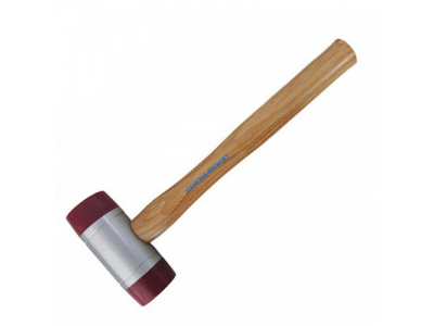 Киянка 35 мм, 305 г, полиуретановые сменные насадки, KING TONY