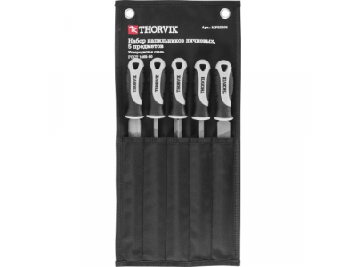 MFSS205 Набор напильников личневых, 5 предметов от THORVIK MFSS205 Набор напильников личневых, 5 предметов