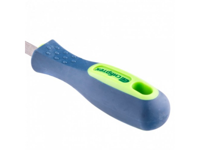 Напильник, 150 мм, трехгранный, двухкомпонентная рукоятка, №2 Сибртех от СИБРТЕХ Напильник, 150 мм, трехгранный, двухкомпонентная рукоятка, №2 Сибртех