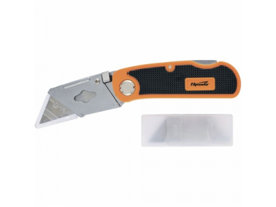 Нож, 18 мм, складной, пластиковая двухкомп рукоятка ,сменное трапециевидное лезвие,+5 лезв.//Sparta от SPARTA Нож, 18 мм, складной, пластиковая двухкомп рукоятка ,сменное трапециевидное лезвие,+5 лезв.//Sparta