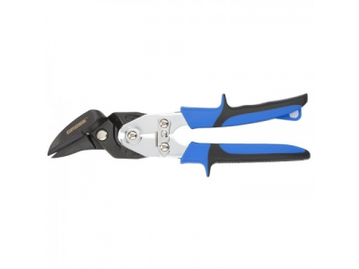 Ножницы по металлу"PIRANHA",усиленные,255 мм,прямой и правый рез,сталь-СrMo,двухкомп.рукоятки//GROSS