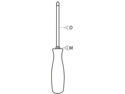 Отвертка усиленная SL8.0, 175 мм