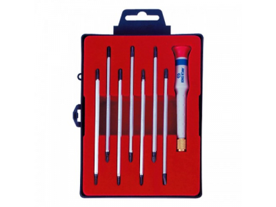 Набор прецизионная отвертка с насадками, 8 предметов, KING TONY от KING TONY Набор прецизионная отвертка с насадками, 8 предметов, KING TONY