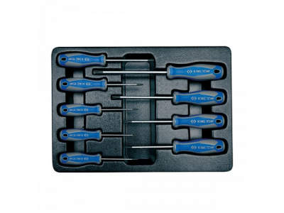 Набор отверток TORX, ложемент, 9 предметов, KING TONY