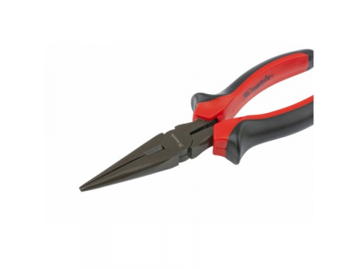 Длинногубцы Black Nickel, 160 мм, прямые, двухкомпонентные рукоятки// MATRIX