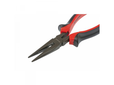 Длинногубцы Black Nickel, 180 мм, прямые, двухкомпонентные рукоятки// MATRIX