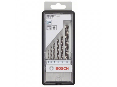 Набор сверл Bosch Robust line hss-g 6 шт. от BOSCH Набор сверл Bosch Robust line hss-g 6 шт.
