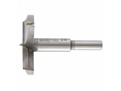 Сверло Форстнера по дереву, 60 мм., цилиндрический хвостовик СИБРТЕХ от СИБРТЕХ Сверло Форстнера по дереву, 60 мм., цилиндрический хвостовик СИБРТЕХ