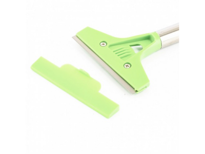 Скребок, фиксированное лезвие 100 мм, металлич. обрезиненная ручка, 250 мм Сибртех