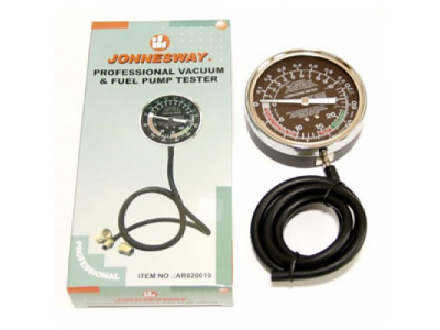 Универсальный прибор для измерения давления топливной магистрали. Вакуумметр, AR020019 JONNESWAY