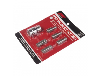 JTC Набор бит 1/2" SPLINE с держателем М5-12 6 предметов JTC