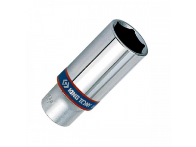 Головка торцевая глубокая шестигранная 3/8", 19 мм, KING TONY