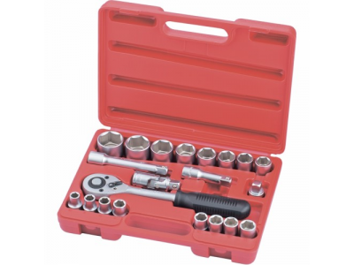 Набор слесарно-монтажный с квадратом 1/2", 21 предм.// MATRIX MASTER