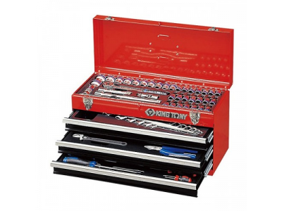 Набор инструментов универсальный, выдвижной ящик, 69 предметов, KING TONY