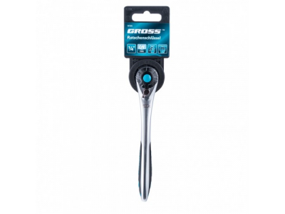 Ключ трещоточный, 120 зубьев, 1/4" Gross от GROSS Ключ трещоточный, 120 зубьев, 1/4" Gross