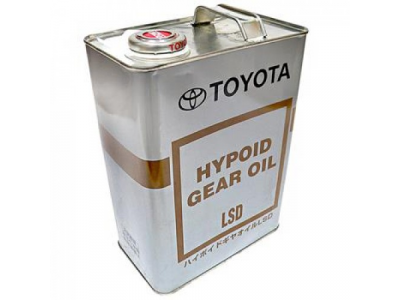 TOYOTA 85W-90 GL-5 LSD (4л) масло для дифференциалов повышенного трения от Toyota TOYOTA 85W-90 GL-5 LSD (4л) масло для дифференциалов повышенного трения