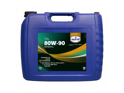 Масло трансмиссионное минеральное "Eurol HPG SAE 80W-90 TDL GL3/4/5", 20 л.