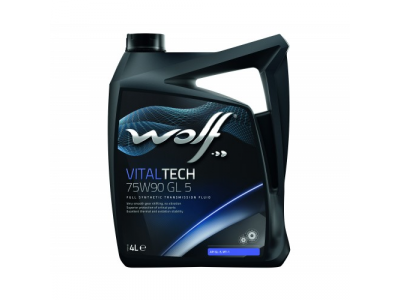 Трансмиссионное масло WOLF VITALTECH 75W90 GL 5 4L