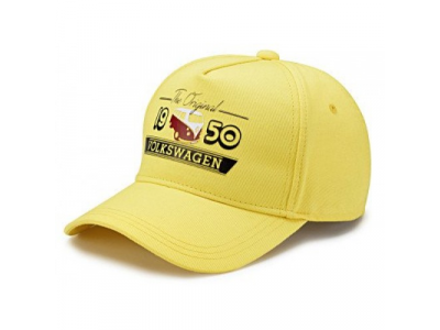 Бейсболка Volkswagen T1 Bulli Baseball Cap, Yellow, артикул 7E0084300B от VAG Бейсболка Volkswagen T1 Bulli Baseball Cap, Yellow, артикул 7E0084300B