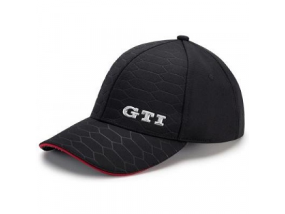 Бейсболка Volkswagen GTI Baseball Cap, Cell Structure, Black, артикул 000084300AD041