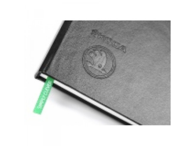 Блокнот Skoda Notepad A5, Black, 2018 Edition
