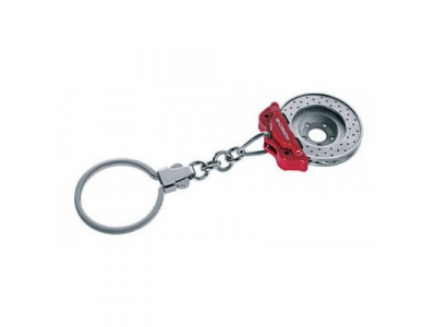 Брелок для ключей с гербом Porsche Brake-disc Keyring, артикул WAP0503020E от VAG Брелок для ключей с гербом Porsche Brake-disc Keyring, артикул WAP0503020E