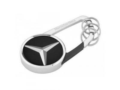 Брелок Mercedes-Benz Key Ring Cape Town, Black/Silver от Mercedes Брелок Mercedes-Benz Key Ring Cape Town, Black/Silver
