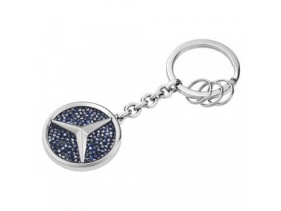 Брелок Mercedes-Benz Key Ring, St. Tropez, Silver-coloured / Blue от Mercedes Брелок Mercedes-Benz Key Ring, St. Tropez, Silver-coloured / Blue